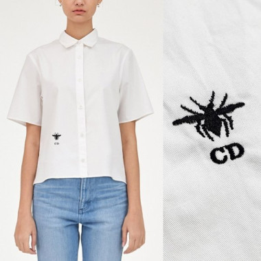 DIOR 디올 꿀벌자수 반팔셔츠