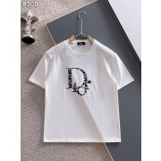 DIOR 디올 엠보 로고 반팔 티셔츠