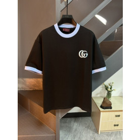 GUCCI 구찌 배색투톤 자수 티셔츠