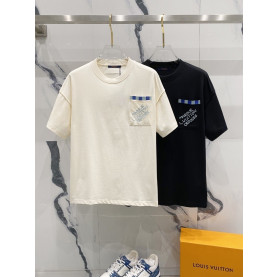 LOUIS VUITTON 루이비통 다미에 포켓자수 티셔츠
