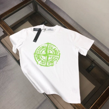 STONE ISLAND 스톤아일랜드 형광로고 티셔츠