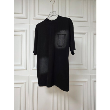 MAISON MARGIELA 메종마르지엘라 빈티지워싱 자수 반팔티