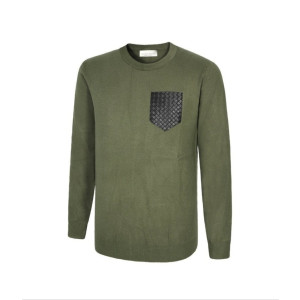 BOTTEGA VENETA 보테가베네타 패치 울캐시 니트 2COLOR