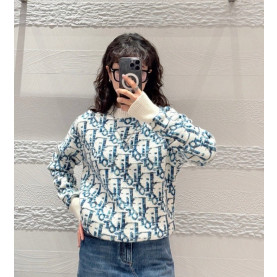 DIOR 디올 오블리크 패턴 니트