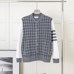 THOM BROWNE 톰브라운 메탈버튼 체크배색 자켓 2COLOR