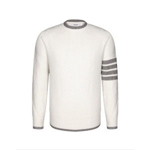 THOM BROWNE 톰브라운 사선완장 울니트 스웨터 2COLOR