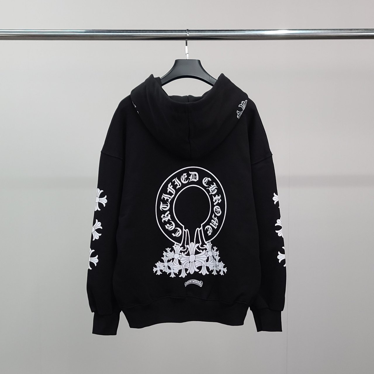 CHROME HEARTS 크롬하츠 멀티십자 오버핏 후드티
