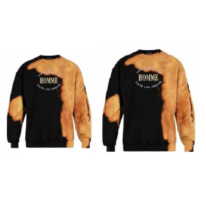 BALENCIAGA 발렌시아가 런웨이 블리치드 맨투맨