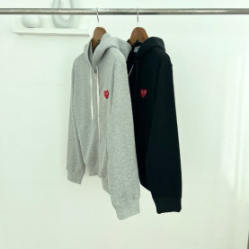 COMME DES GARCONS 꼼데가르송 레드와펜 후드집업