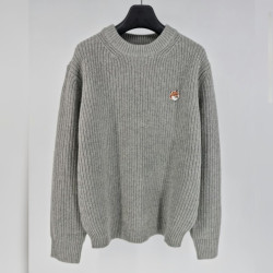 MAISON KITSUNE 메종키츠네 램스울 하찌 라운드 니트 5COLOR