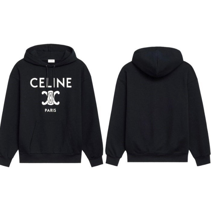 CELINE 셀린느 트리오페 기모 후드티
