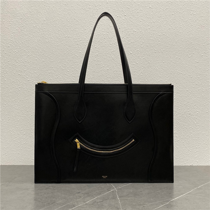 CELINE 셀린느 플랫 카바스 러기지 숄더백 123963