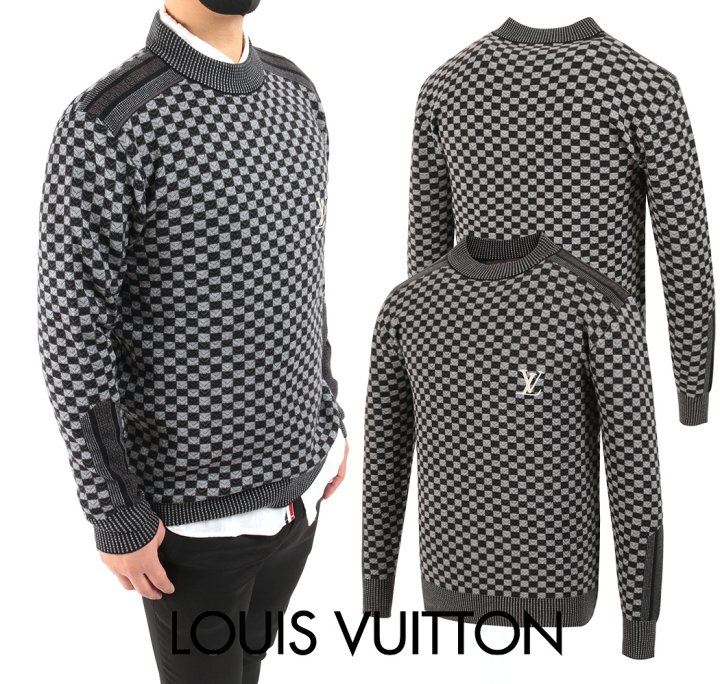 LOUIS VUITTON 루이비통 다미 자수 캐시미어 니트 2COLOR