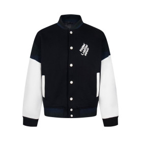 LOUIS VUITTON 루이비통 코튼 저지 바시티 자켓