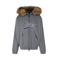 BALENCIAGA 발렌시아가 럭셔리 스크립트 후드집업