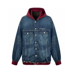 BALENCIAGA 발렌시아가 패치드 데님 자켓