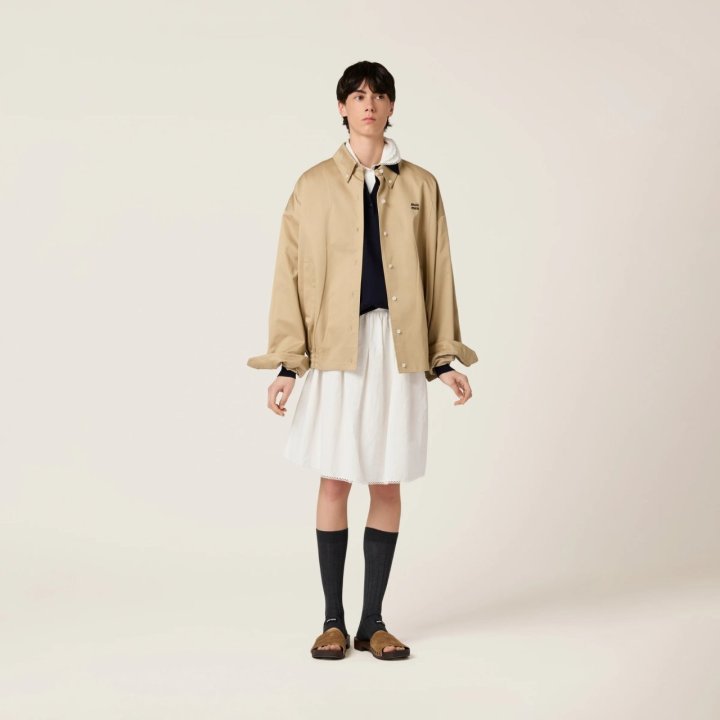 MIUMIU 미우미우 백벤트 코치 자켓 3COLOR