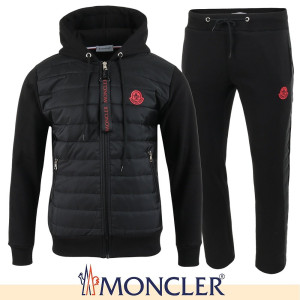 MONCLER 몽클레어 레드패치 패딩 집업 셋업