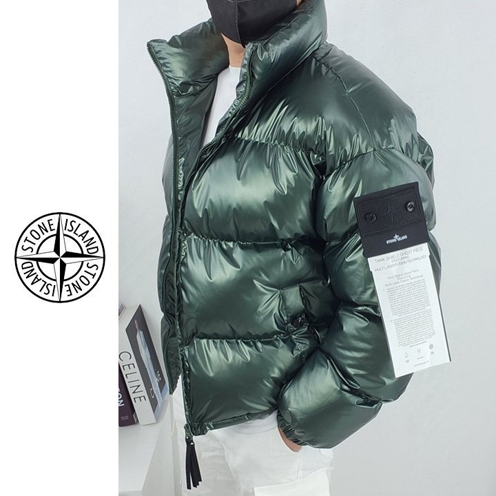 STONE ISLAND 스톤아일랜드 가먼트 메탈 에코닐 패딩