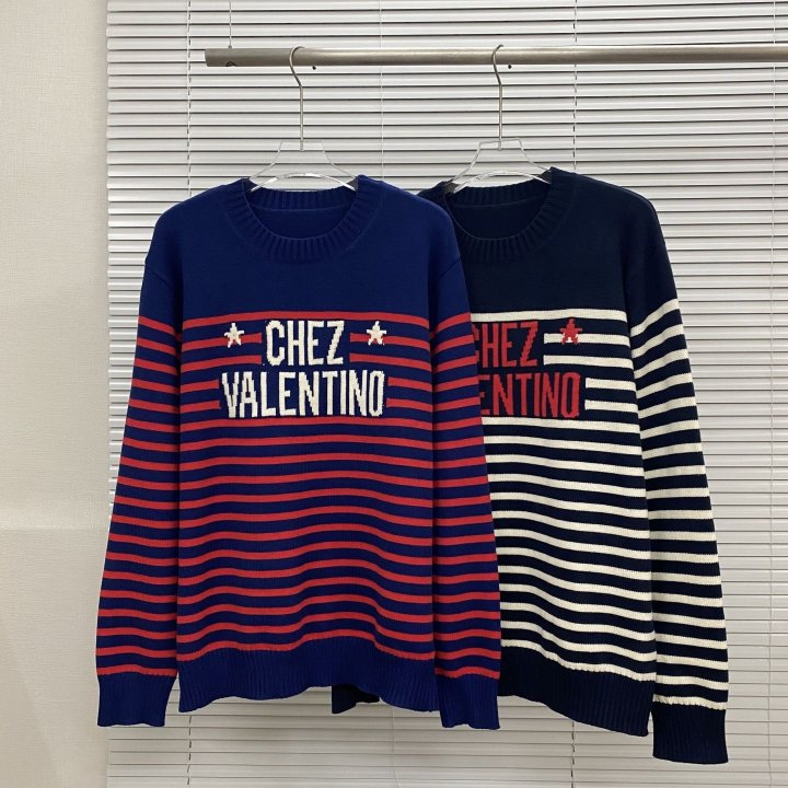 VALENTINO 발렌티노 스트라이프 니트