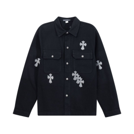 CHROME HEARTS 크롬하츠 크로스 홀스슈 데님 자켓
