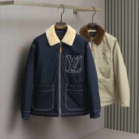 LOUIS VUITTON 루이비통 워크웨어 코튼 캔버스 다운 자켓 