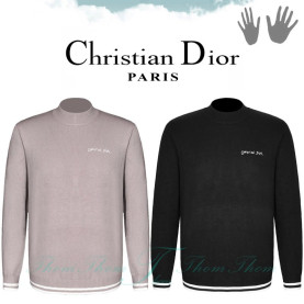 DIOR 디올 울 캐시 반목니트