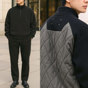 MAISON MARGIELA 메종마르지엘라 하프 집업 후리스 2COLOR