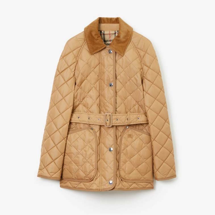 BURBERRY 버버리 퀼팅 나일론 하프 자켓
