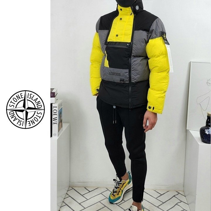 STONE ISLAND 스톤아일랜드 지퍼 아노락 스포츠 패딩 자켓