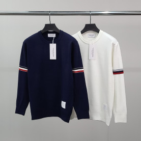 THOM BROWNE 톰브라운 스티치 라운드 니트