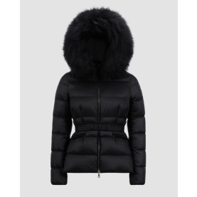 MONCLER 몽클레어 1185 보에드 구스다운(블랙 폭스퍼) 숏패딩