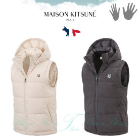 MAISON KITSUNE 메종키츠네 뉴 코듀로이 패딩 베스트