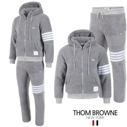 THOM BROWNE 톰브라운 4바 로고양털 셋업