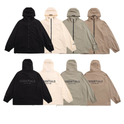 FEAR OF GOD 피어오브갓 에센셜 112 백 로고 윈드브레이커