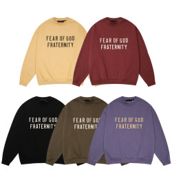FEAR OF GOD 피어오브갓 에센셜 1841 프래터너티 플리스 스웨트 셔츠