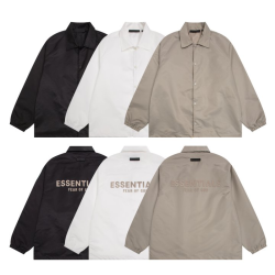 FEAR OF GOD 피어오브갓 에센셜 2001 백 로고 코치 자켓
