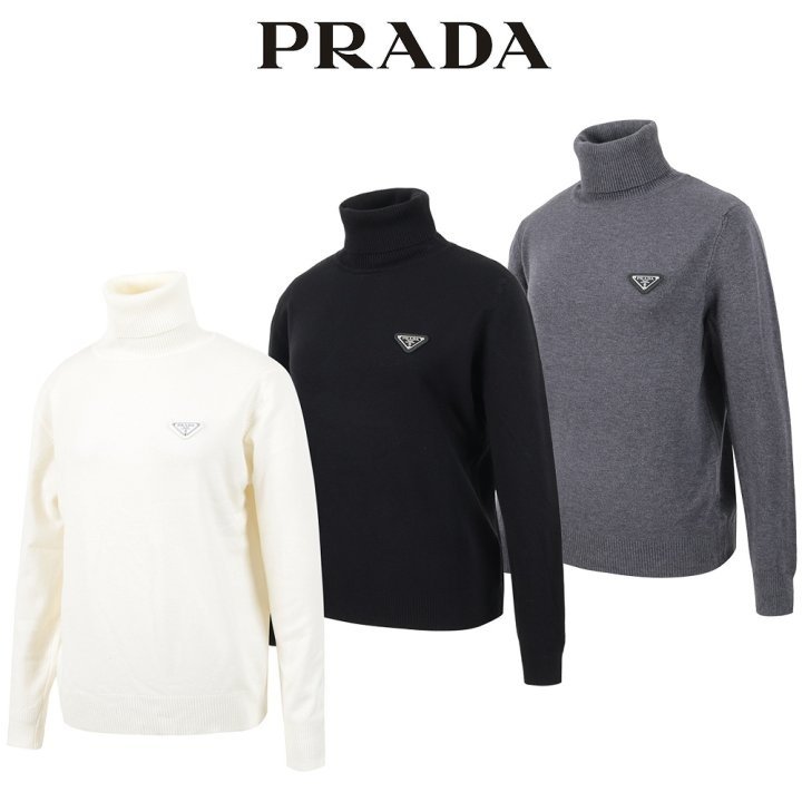 PRADA 프라다 목폴라 니트