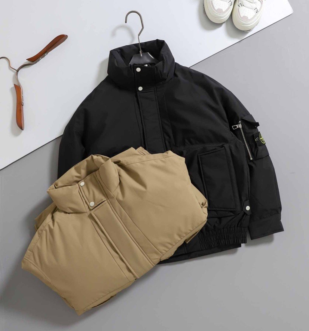 STONE ISLAND 스톤아일랜드 빅포켓 항공 다운 패딩 자켓