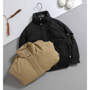 STONE ISLAND 스톤아일랜드 빅포켓 항공 다운 패딩 자켓