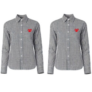 COMME DES GARCONS 꼼데가르송 고방 체크 커플 셔츠
