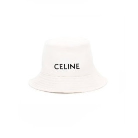 CELINE 셀린느 로고 프린트 버킷햇