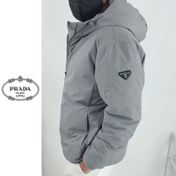 PRADA 프라다 삼각 로고 후드 패딩 3COLOR