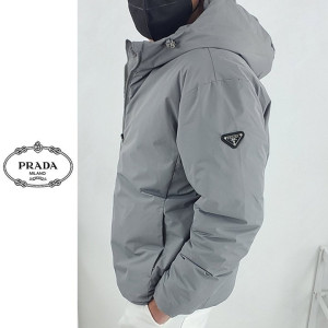 PRADA 프라다 삼각 로고 후드 패딩 3COLOR