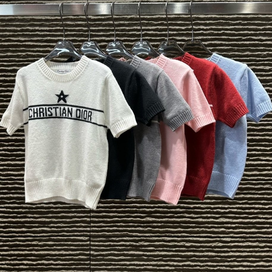 DIOR 디올 자카드 니트