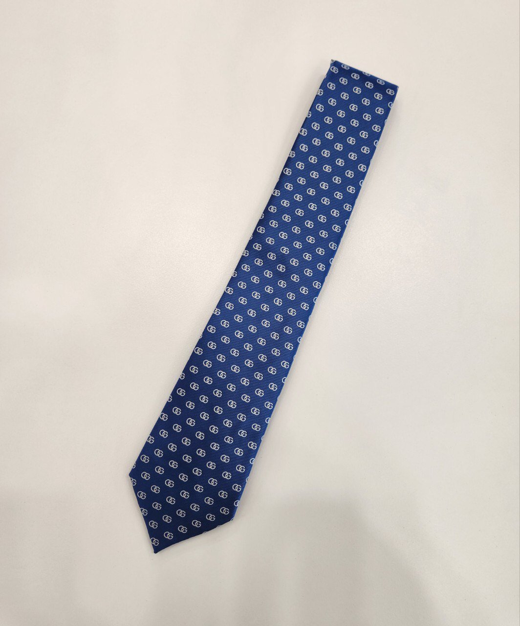 GUCCI 구찌 GG패턴 마틴 실크 넥타이
