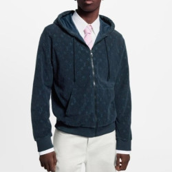 LOUIS VUITTON 루이비통 집업후드 모노 프렌치테리 집스루 후디