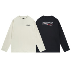 BALENCIAGA 발렌시아가 2367 웨이브 자수 로고 롱 슬리브