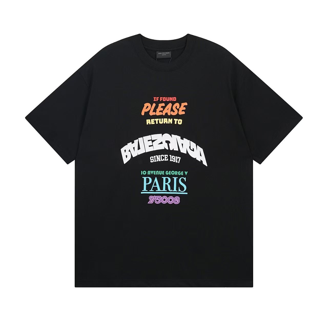 BALENCIAGA 발렌시아가 3268 이프 파운드 반팔