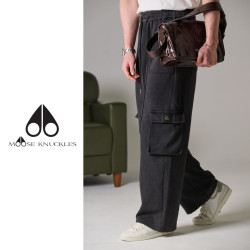 MOOSE KNUCKLES 무스너클 피그먼트 워싱 와이드 카고팬츠 2COLOR